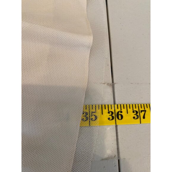 Aidan Mattox Dress Beige Sleeveless Fit & Flare Tulle Skirt Size 8 - Picture 6 of 9